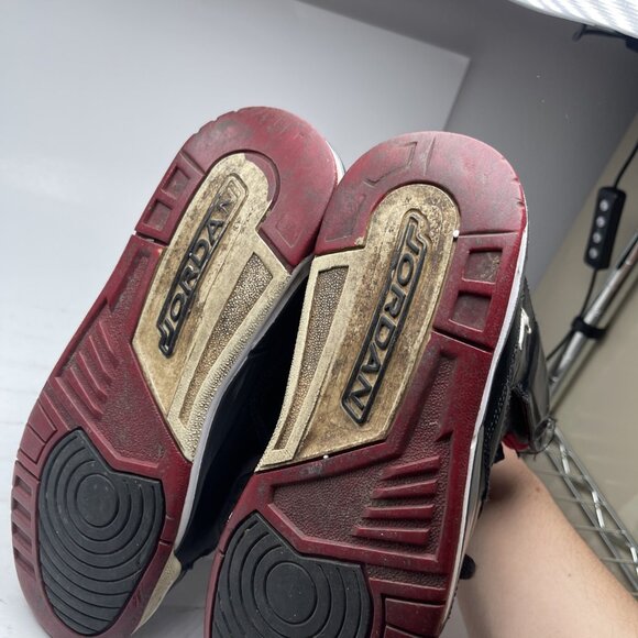 Nike Boys Air Jordan SC 1 538699-012 Black Basketball Shoes Sneakers Size 5.5Y - Picture 9 of 16